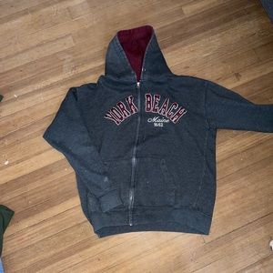 York Beach zip up size M
